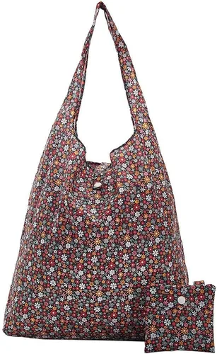 Vista 17 de ECO CHIC Bolsas plegables reutilizables para comestibles, bolsa de compras ligera, reciclada y reutilizable, bolsa plegable impermeable Gafas Gatos