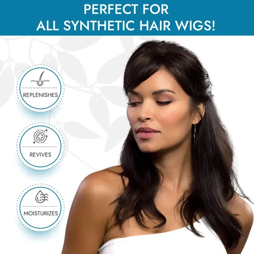 Vista 3 de Acondicionador de cabello para pelucas sintéticas, extensiones de cabello y accesorios