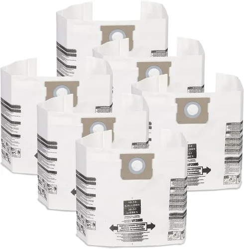 Vista 6 de WORKSHOP Wet/Dry Vacs - Bolsas de filtro de polvo general para aspiradora comercial