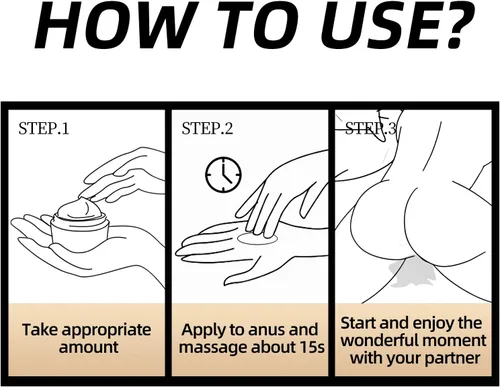 Vista 7 de Lubricante para sexo anal, gel de fisting premium a base de agua para mayor comodidad y experiencia suave, lubricante sexual duradero para la puerta