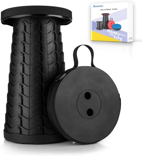 Vista 16 de Taburete plegable mejorado, ligero pero más resistente, con capacidad de carga, 400 libras, taburete plegable portátil para camping, pesca, Azul