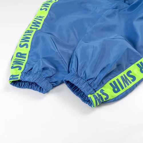 Vista 6 de Conjunto de Ropa de Baile para Niñas, Traje de Interpretación de Equipo de Hip Hop y Jazz Moderno, Conjuntos de Ropa de Baile para Niñas Azul oscuro