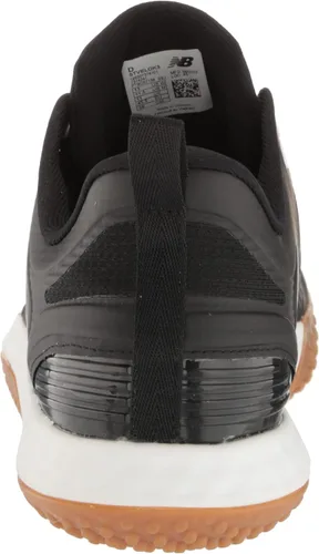 Vista 3 de New Balance Zapatos de sóftbol Fresh Foam Velo V3 para mujer, NegroBlanco, 6