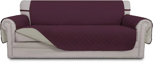 Vista 109 de Easy-Going - Funda reversible para sofá, resistente al agua, con varillas de espuma y correas elásticas, protector de muebles para mascotas y perros