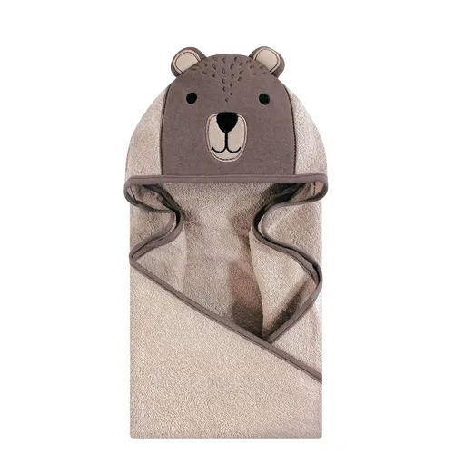 Vista 34 de Hudson Baby Toalla con capucha unisex de algodón con cara de animal para bebé, cocodrilo, talla única
