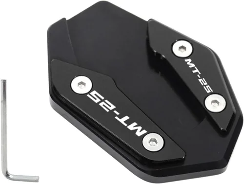 Vista 12 de Soporte de extensión lateral de pie para motocicleta para Yamaha YZF R3 R25 MT03 MT25 2019 2022 MT 03 25 R 3 25 (color: MT03 azul)