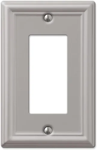 Vista 33 de Amerelle 149DDB - Placa de pared Chelsea, 1 Duplex, acero, bronce envejecido, 1 paquete
