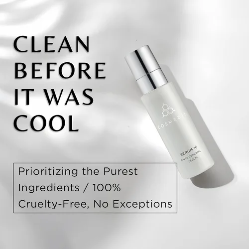 Vista 5 de Cosmedix Suero 16, suero de renovación rápida, 1 onzas líquidas Moisture-Rich Facial Serum with Vitamin E for All Skin Types - Fine Lines