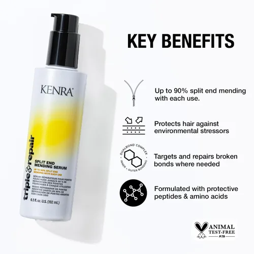Vista 2 de Kenra Triple Repair - Suero reparador de puntas abiertas