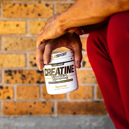 Vista 3 de Musclesport Monohidrato de creatina en polvo - monohidrato de creatina micronizada - energía, fuerza y resistencia - 10.58 oz, sin sabor