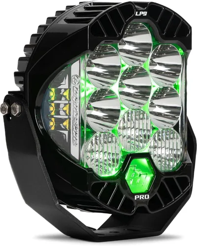 Vista 5 de Baja Designs LP9 Pro - Cápsula de luz LED para Jeeps, todoterreno 4x4, camión, UTV (lente puntual; ámbar)