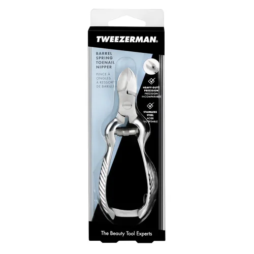 Vista 6 de Tweezerman LTD - Pinza de uñas de acero inoxidable con resorte de barril