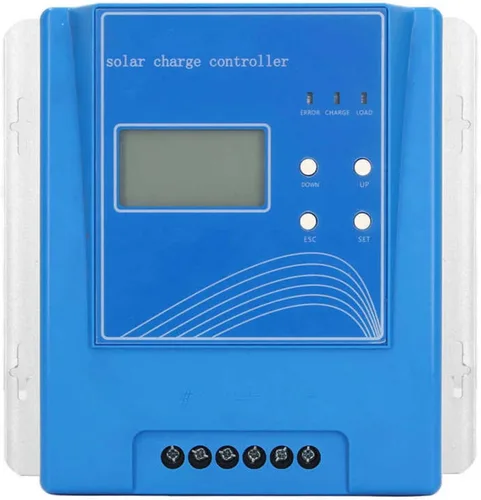 Vista 3 de Controlador de carga solar de 12 V 24 V 48 V MPPT 30A aleación de aluminio Shell alta eficiencia de conversión sistema de alumbrado público