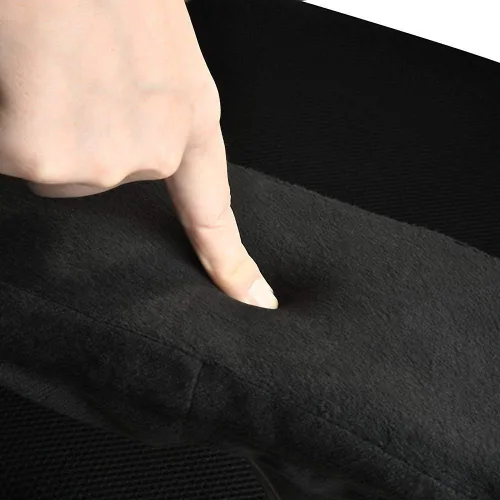 Vista 4 de Aloudy Almohadillas ergonómicas de espuma viscoelástica para silla de oficina, cómodas fundas para reposabrazos de silla de juegos, para codos