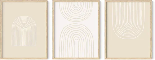 Vista 91 de HAUS AND HUES Juego de 3 pósteres vintage de mariposa, arte de pared, impresiones botánicas para estética de habitación, imágenes