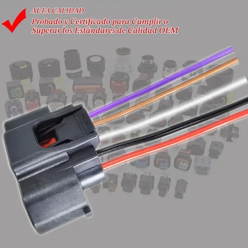 Vista 4 de Nuevo Sensor Medidor de Flujo de Aire MAF Compatible con Mazda 2 3 323 5 6 626 B 197400-2010 (Arnés de Conector de Enchufe)