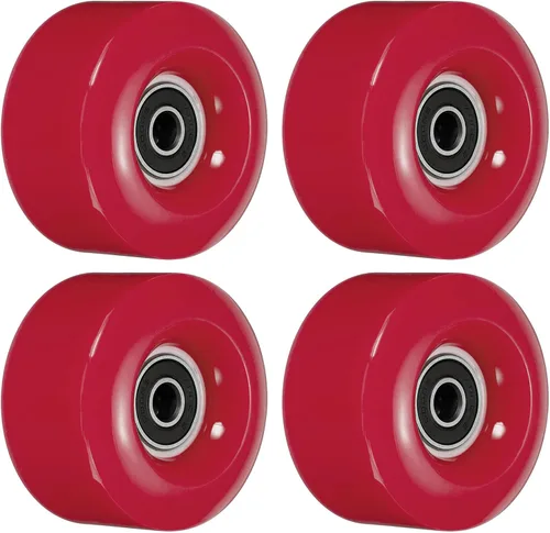 Vista 9 de PATIKIL Roller Skate Wheels with Bearings, Quad Skate Replacement for Double Row Skate Skateboards Indoor or Outdoor