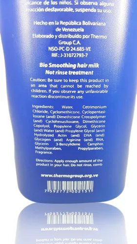 Vista 5 de Kleravitex Milk 55 - Acondicionador sin enjuague para el cabello, tratamiento en crema desenredante de 33.80 onzas, botella antiencrespamiento