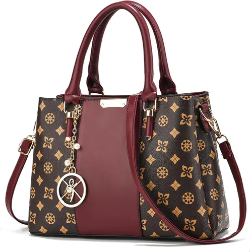 Vista 23 de KURGOOL Bolsos y bolsos de mano para mujer, bolso de hombro con asa superior, bolsa de mensajero para mujer