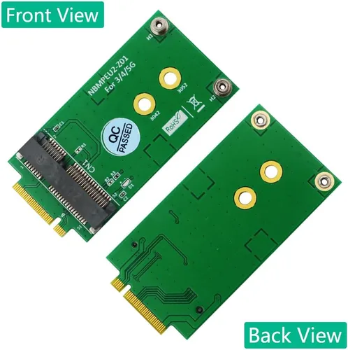 Vista 5 de HLT M.2 Key B a Mini PCI-E adaptador para módulo 3G/4G/5G