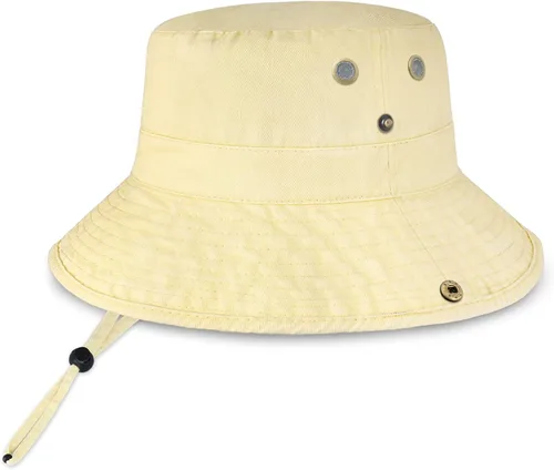 Vista 9 de CHOK.LIDS Sombrero clásico de algodón de ala ancha con cuerda ajustable unisex sombrero de sol ligero para viajes al aire libre