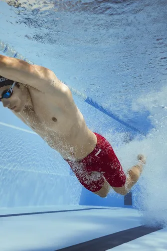 Vista 8 de ARENA Los colores del equipo de los hombres sólido Swim Jammer MaxLife Atlético Traje de baño de entrenamiento de la piscina Traje de baño