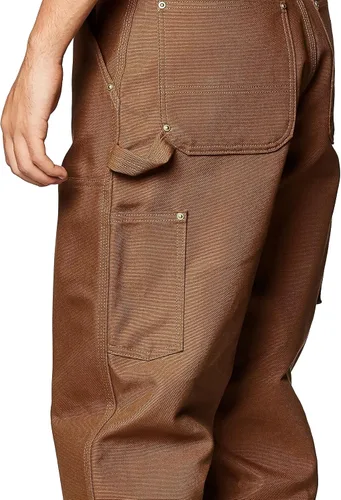 Vista 3 de Carhartt Pantalón de trabajo utilitario de doble frente de pato firme, ajuste holgado, para hombre