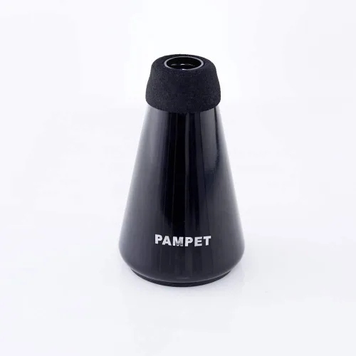 Vista 2 de Pampet - Silenciador para trompeta de práctica, ligero, recto (negro)