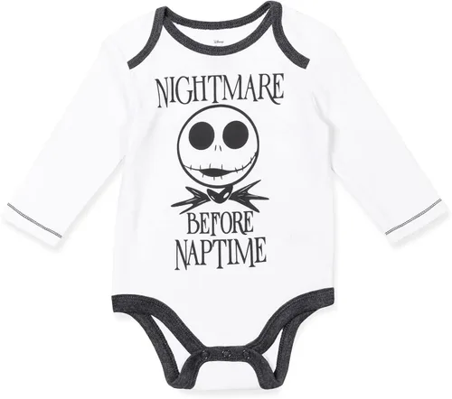 Vista 3 de Disney Nightmare Before Christmas Sally Jack Skellington - Conjunto de traje de 3 piezas para bebé recién nacido a bebé