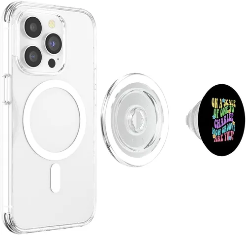 Vista 4 de CHEYENNE Personalized Name Cute Retro Girls Groovy Birthday PopSockets MagSafe PopGrip for iPhone