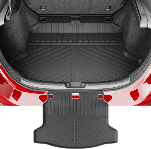 Vista 12 de powoq Alfombrilla de maletero compatible con Kia Carnival 2022-2026, protector de carga con protección para todas las estaciones, alfombrilla