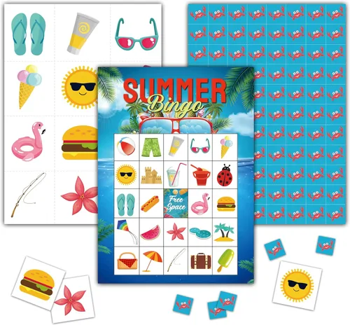 Vista 19 de Tarjetas de juego de bingo para baby shower, juego de bingo para 24 jugadores, actividades en interiores y exteriores, fiesta de baby shower