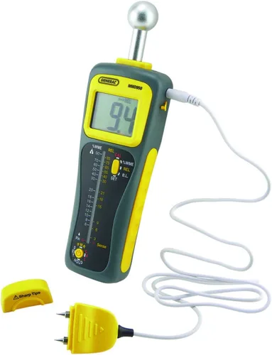 Vista 3 de General Tools Medidor de humedad MMD950 - Sensor de humedad e higrómetro digital AcuRite con monitor interior y escala de confort (01083M) medidor