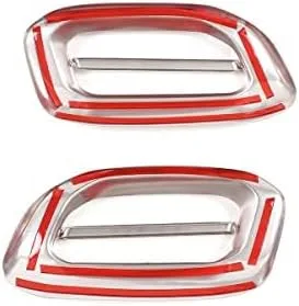 Vista 2 de YIWANG Silenciador de escape de acero inoxidable con punta de cola, marco de tapa de tubo, 2 piezas para Mercedes Benz GLE GLC GLS W167 X253 X167