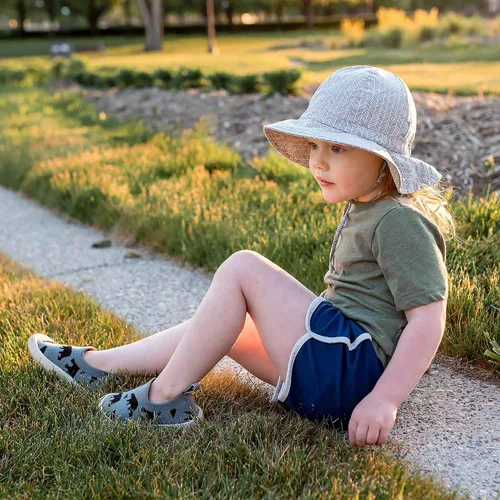 Vista 4 de JAN & JUL Breathable Cotton Sun Hat with 50+ UPF Protection for Toddler Boys