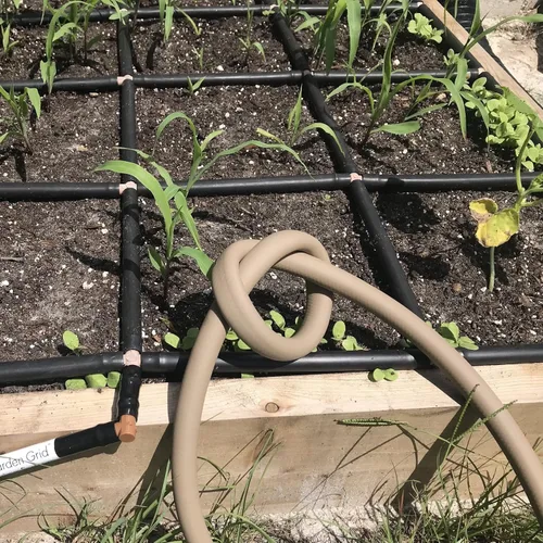 Vista 5 de Garden In Minutes Extensión de manguera de jardín corta de 7 pies, resistente a torceduras, segura para agua potable
