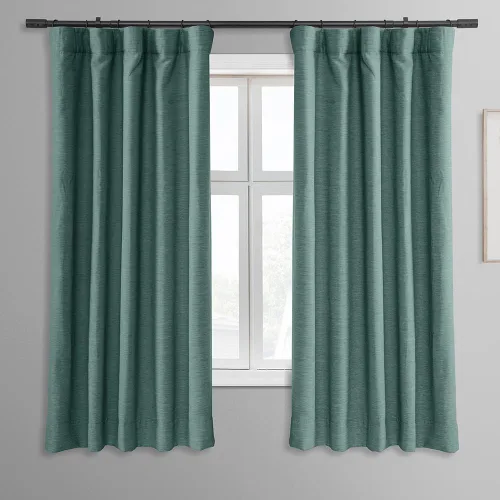 Vista 32 de HPD Half Price Drapes Bellino - Cortinas de oscurecimiento de habitación de 63 pulgadas de largo, para dormitorio y sala de estar (1 panel), 50
