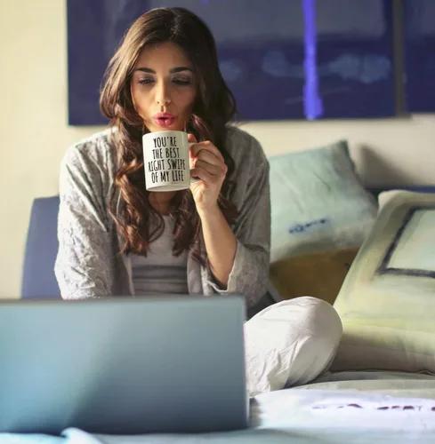 Vista 5 de Taza deslizada hacia la derecha Regalo divertido para novio novia novio novia en línea Fechado Aplicación Idea de regalo Fecha de aniversario Cita