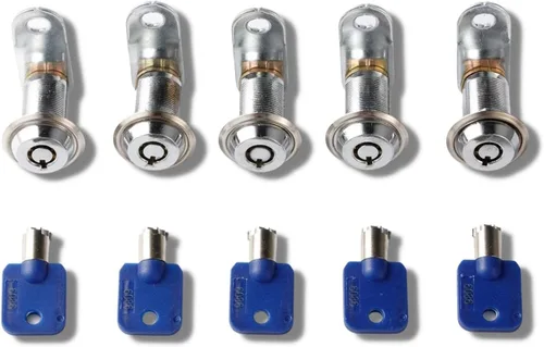 Vista 9 de Sintron General Lock - Longitud de repuesto de 0.75 pulgadas, 0.748 in, paquete de 5 unidades, cerradura tubular con llave igual, cerradura de leva