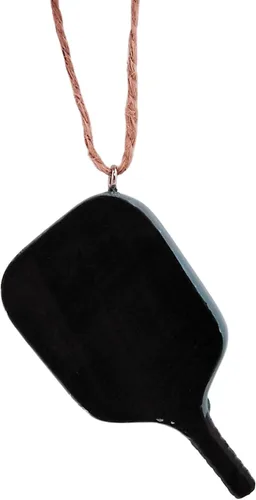 Vista 5 de Wowser Adornos de Navidad de paleta de pickleball – Juego de 3 diseños surtidos, decoraciones colgantes de árbol de vacaciones de 3 pulgadas, regalo