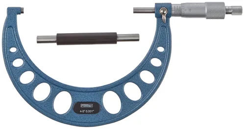 Vista 8 de Fowler 52-253-001-1, micrómetro exterior premium en pulgadas con rango de medición de 0-1