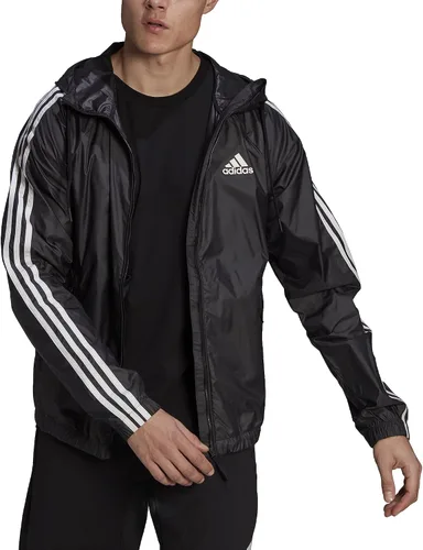 Vista 6 de adidas Chaqueta básica de 3 rayas para hombre Windrdy