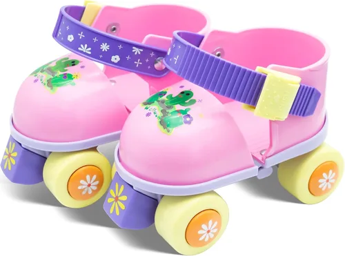 Vista 9 de Kids Roller Skate for Girls Boys Ages 2-5 Years Old, Adjustable Toddler Rollerskates, Children Beginner Roller Skate RS209