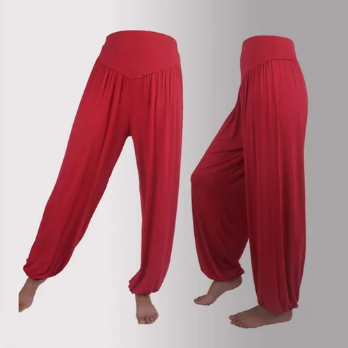 Vista 4 de Pantalones deportivos para mujer, elásticos, de cintura alta, pierna ancha, pantalones deportivos con gráficos de moda, pantalones deportivos