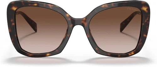 Vista 4 de Prada PR 03YS 2AU6S1 Tortoise - Gafas de sol de mariposa de plástico, lente marrón degradado, Carey