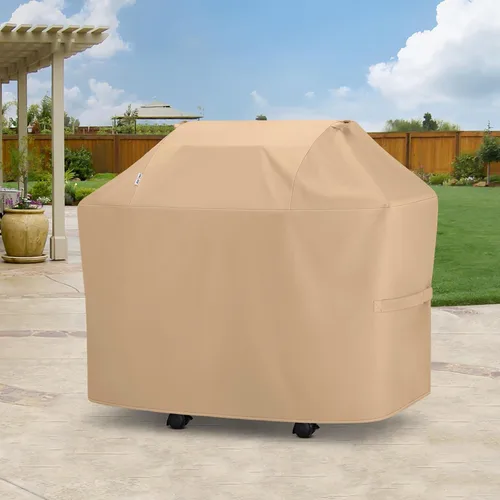 Vista 7 de Unicook - Funda para parrilla de barbacoa al aire libre de 48 pulgadas, cubierta resistente al agua para parrilla de 2 quemadores, compatible