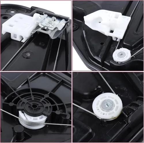 Vista 2 de Elevalunas eléctrico delantero izquierdo del lado del conductor con panel sin motor compatible para KIA Optima 82471-D4000 2016-2021 Frente