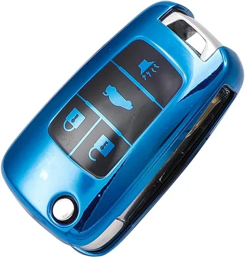 Vista 4 de TPU Car Remote Key Case Cover Shell Fob, for Buick for Chevrolet Cruze Aveo Trax for Opel Astra Corsa Meriva Zafira Antara J