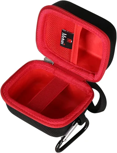 Vista 4 de Mchoi Funda GPS de golf adecuada para Bushnell Golf Phantom 2/3, para Swami KISS 2.0 Golf Handheld GPS Rangefinder, rojo, solo funda