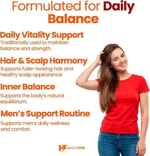 Vista 5 de Healthfare Extracto de palma enana americana 150 cápsulas veganas Suplemento herbario extra fuerte Sin OMG, sin gluten Fabricado en Estados